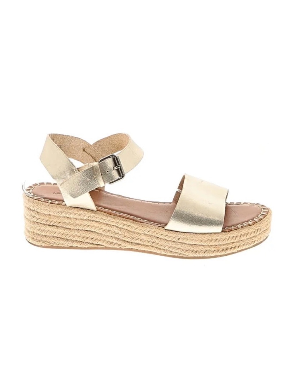 Universal Thread Gold Espadrille Platform Sandal